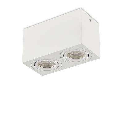 Накладной светодиодный светильник, GU10, L160xW80хH90мм, IP20, белый, без лампы Donolux DL18613SQ2W