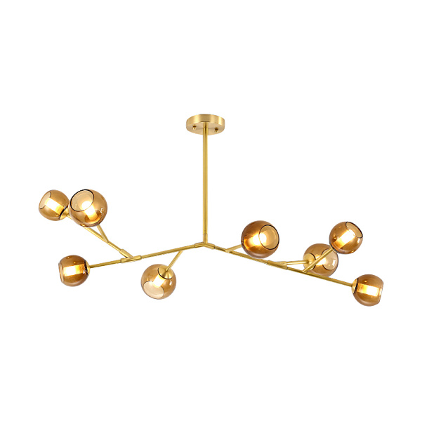 Люстра подвесная LED7 Future Lighting Loft Industry Modern - Gold Branch Chandelier