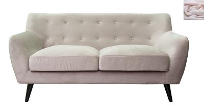 Диван с мягкими подлокотниками Albert 3 цвет розовый MAK interior KS-108-2-pink