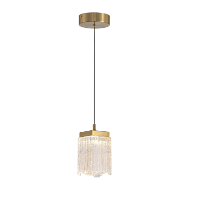 Подвесной светильник MD25020403-1A2 Satin gold, LED/6.4W, 3000K dimmable Delight Collection