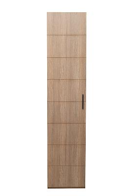 GD-10014/2-3 Шкаф Альто(Alto) пенал c полками,цвет дуб Урбан Кофейный, фасад глухой 50*57*228.5см