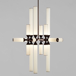 Люстра Castle 18-03 Black and White glass designed by Jason Miller