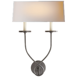 Бра Visual Comfort Symmetric Twist CHD1612BZ-NP