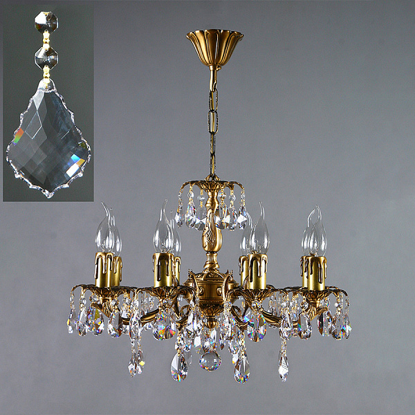 Подвесная люстра Ambiente 2226/8 AB New Leaf