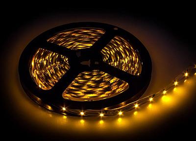 Светодиодная лента LLT LS 35Y-60/33 60LED, 4.8Вт/м, 12В, IP33, желтая 4690612002415