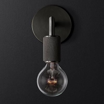 Бра Rh Utilitaire Single Sconce Black Chandelux CHDL-10604