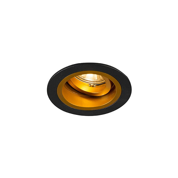 Светильник точечный Zumaline CHUCK DL ROUND BLACK-GOLD 92702