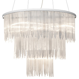 Люстра LAMP SELENITE ROUND chromium 85 40.500115-02 Abhika