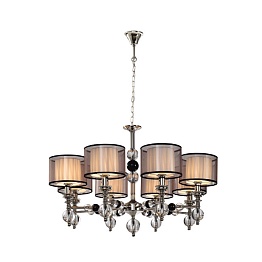 Люстра Lumien Hall МОНЕЛЬЯ LH1054/8H-NK-WT