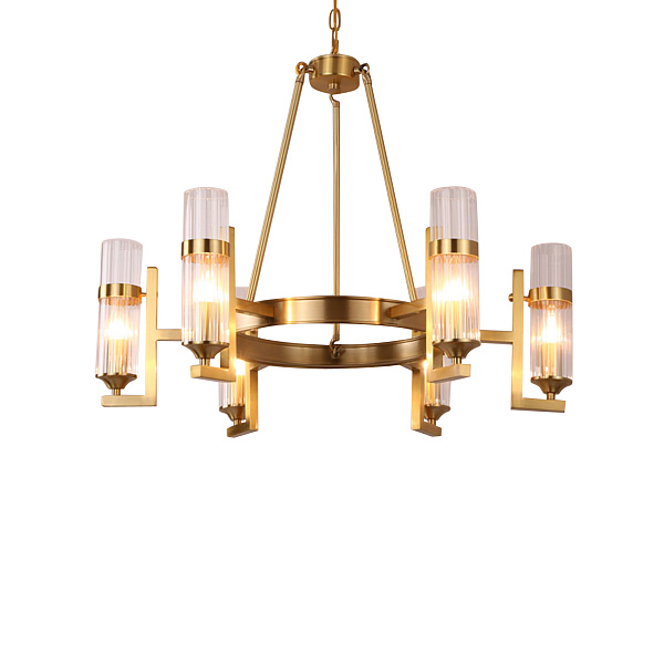 Люстра подвесная LED7 Future Lighting Ritz - Glass Tube X Chandelier