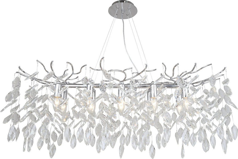 Люстра подвесная хрустальная 2180/09/10PL Stilfort, серия RAMO