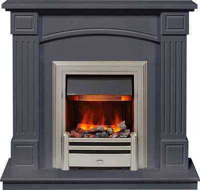 Каминокомплект Boston - Серый графит (Высота 925см) с очагом Chesford