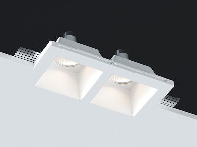 Светильник встраиваемый гипсовый Donolux Elementare DL270SQ2W