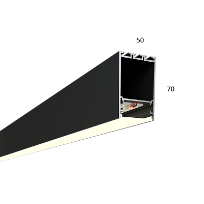 Линейный светильник LINE 5070 (RAL9005/2500mm/LT70 — 4K/52W)