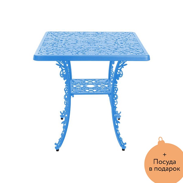 Стол Seletti Aluminium Square Blue 18683 BLU