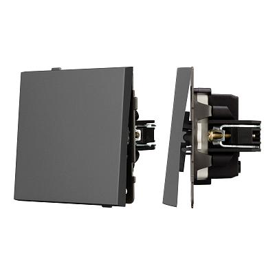 Механизм звонкового выключателя Arlight SWT-TENDO-MKR1-SFPL-GR (230V, 10A) 054589