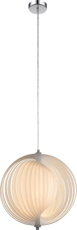 Светильник подвесной Globo 15102W, хром, E27, 1x40W