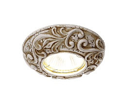 Встраиваемый точечный светильник MR16 из гипса Ambrella Light D2980 BG