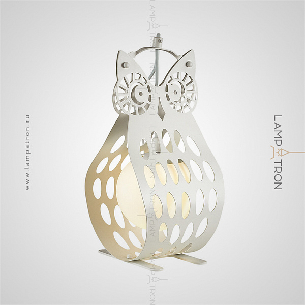 Настольная лампа в форме совы OWL TAB