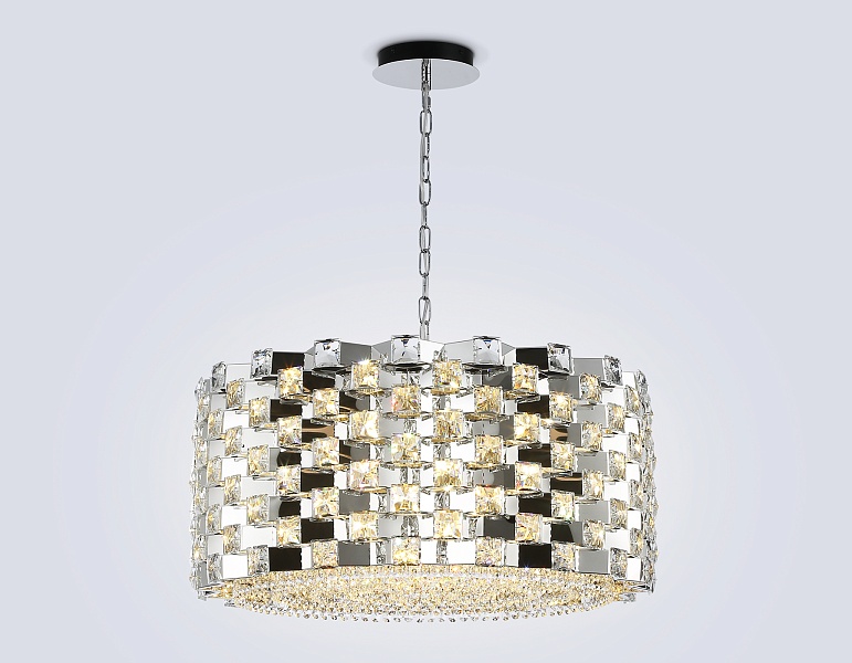 Подвесная люстра с хрусталем Ambrella Light LH41006