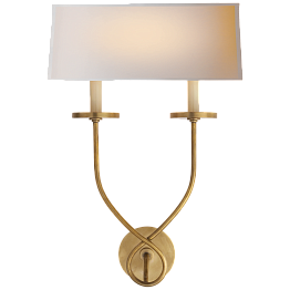 Бра Visual Comfort Symmetric Twist CHD1612AB-NP