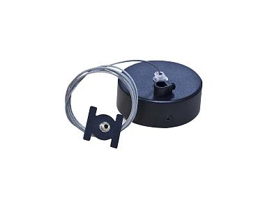 Подвесной комплект для магнитного шинопровода с отверстием для провода Suspension kit DLMBlack1