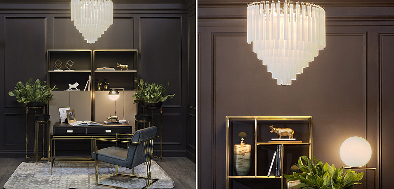 Люстра Eichholtz Chandelier Nova Chrome Loft-Concept 40.5615