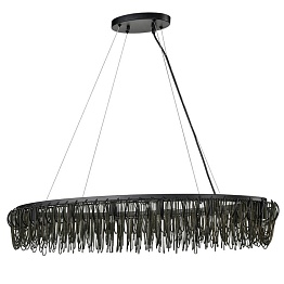Люстра Spiral & Chains Black Oval