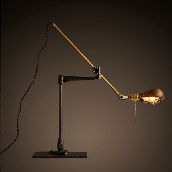 Настольный светильник Амазон Хоум Steampunk Extension Pole Table AMG006742