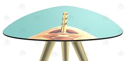 Журнальный стол SLT Side Table Drill 17.17181