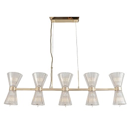 Люстра Glass Horn Light gold 10