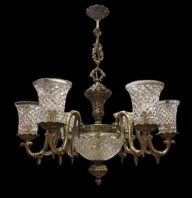 Люстра из хрусталя ХН-О-6 М Орнамент