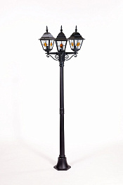 Уличный наземный светильник Oasis Light QUADRO M LEAD GLASS 79908М B lgY Bl