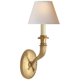 Бра Visual Comfort Fluted Horn CHD2465AB-NP