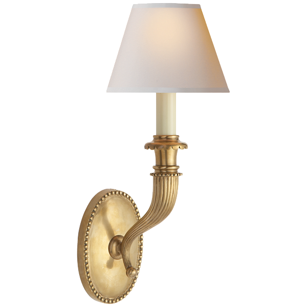 Бра Visual Comfort Fluted Horn CHD2465AB-NP