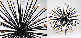 Декоративный элемент Black Roll Urchins Loft Concept 60.122