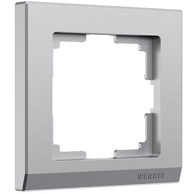 Рамка Werkel Stark на 1 пост серебро W0011865