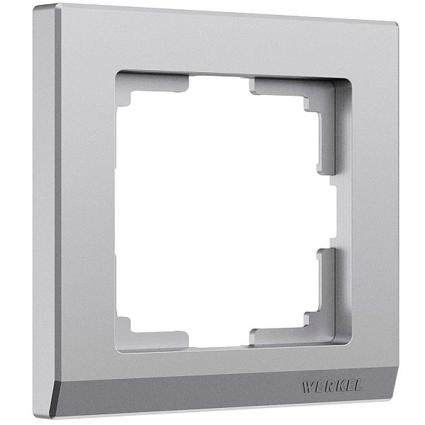 Рамка Werkel Stark на 1 пост серебро W0011865