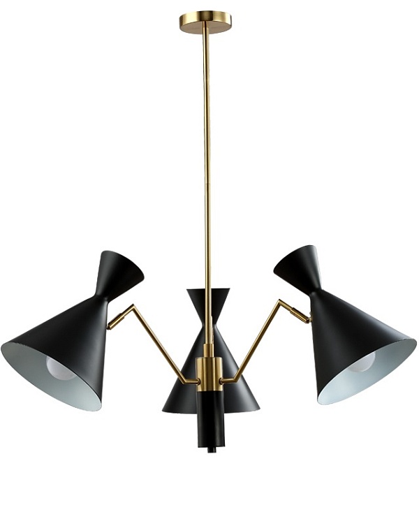 Люстра Crystal Lux JOVEN SP3 GOLD/BLACK