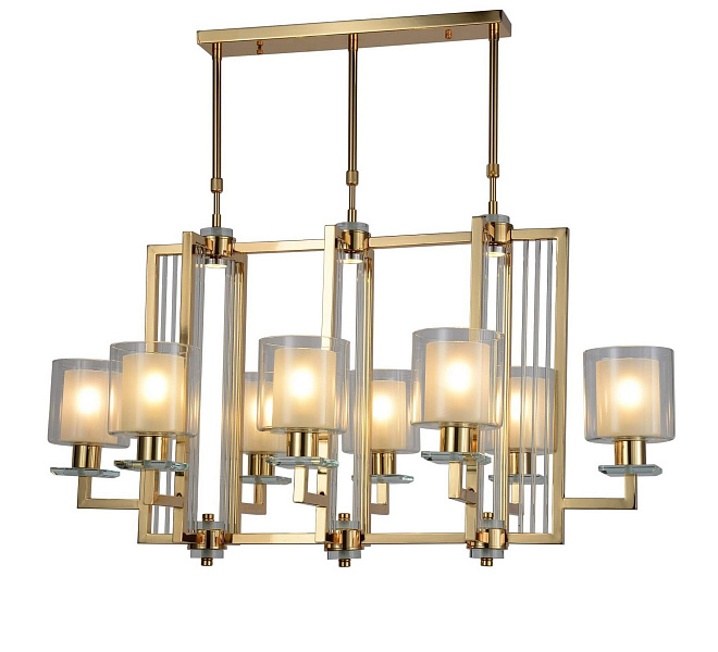 Подвесная люстра Lumina Deco Manhattan LDP 8012-8P FGD
