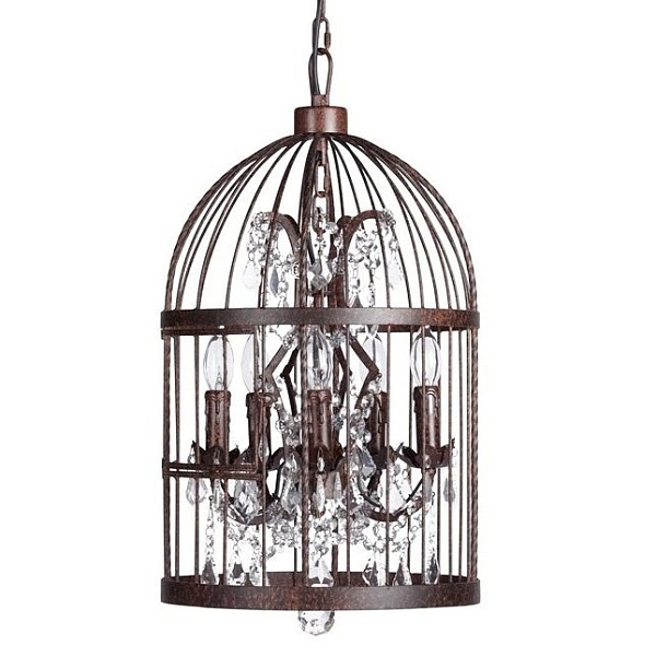 Люстра BirdCage Brown 35