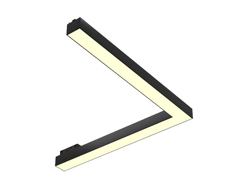 Светильник TrackLine Fold Angle (ral9005/400mm/400mm/LT70 — 3K/20W/120deg)
