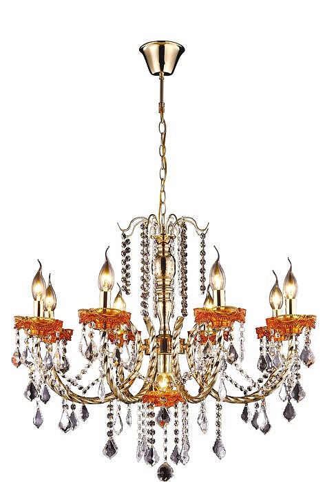 Люстра подвесная Arte Lamp VOLPE A3303LM-8-1GO