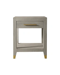 Прикроватная тумба &quot;Кларенс&quot; gray LouvreHome LHFST05FS/HLN
