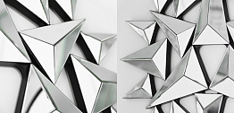 Арт-объект на стену Mirror Spikes Loft-Concept 83.096-1