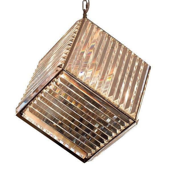 Люстра Cube Jalousie Pendant | Золотой