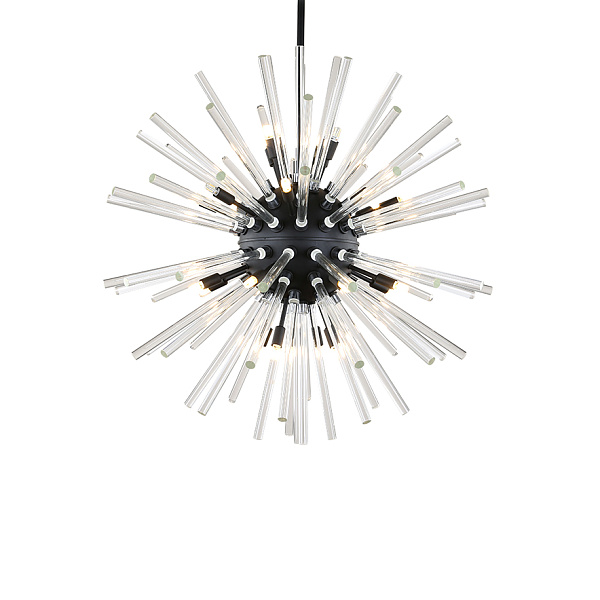 Люстра подвесная LED7 Future Lighting Loft Industry - Black Sun Chandelier