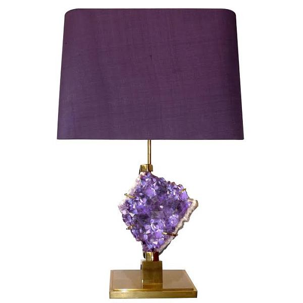 Настольная лампа Bronze and Amethyst Lamp