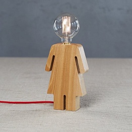 Настольная лампа Wooden Girl