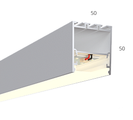 Линейный светильник LINE 5050 (RAL9003/3000mm/LT70 — 4K/62W)